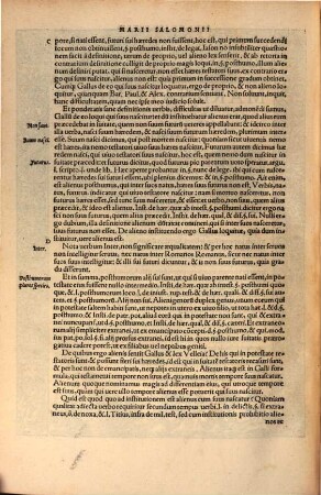Marii Salomonii Albertischi, Ivreconsvlti, Eqvitisqve Romani, ac Aduocati Consistoriani, in L. Gallus, & in § Responsa prudentum, Paradoxa