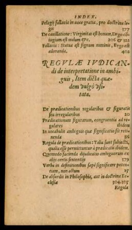 Regulae Iudicandi de interpretatione in ambiguis ...