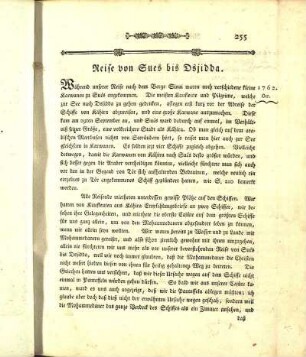 Reise von Sues bis Dsjidda.