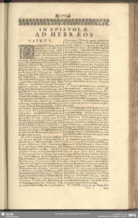 In Epistolae Ad Hebraeos
