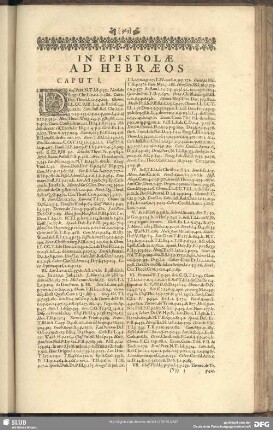 In Epistolae Ad Hebraeos