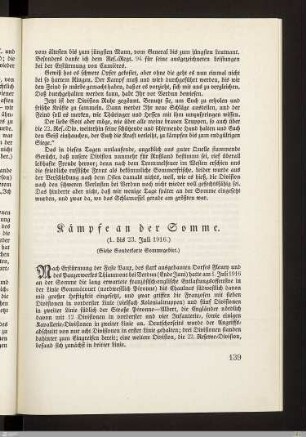 Kämpfe an der Somme