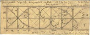 Fischer, Theodor; München; Polizeipräsidium - Gitter der Eingangshalle EG (Detail)