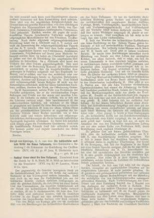 423-425 [Rezension] Bergh van Eysinga, G. A. van den, Die holländische radikale Kritik des Neuen Testaments, ihre Geschichte und Bedeutung für die erkenntnis der Entstehung des Christentums