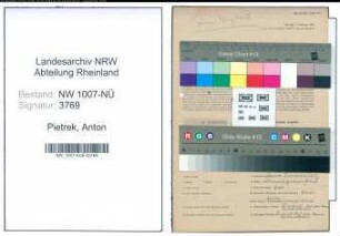 Entnazifizierung Anton Pietrek , geb. 02.01.1905 (Bergmann)