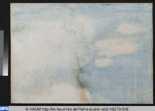 Ergänzungsblatt zur Ehrenpforte: Himmel (Detail)