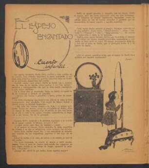 El espejo encantado : Cuento infantil