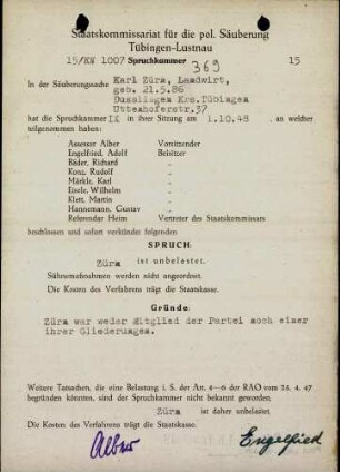 Zürn, Karl