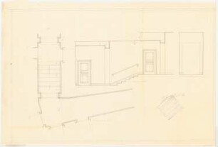 Park Hotel, Posen: Treppe: Grundriss, Ansicht