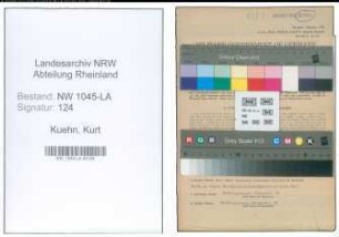 Entnazifizierung Kurt Kuehn , geb. 21.08.1922 (Angestellter)