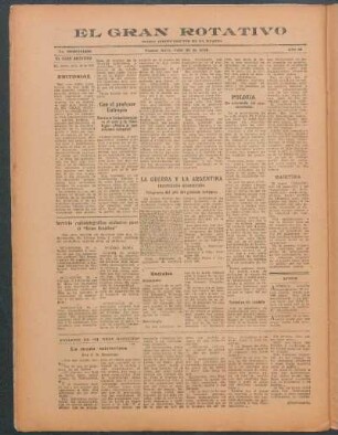 El gran rotativo : Diario independiente de la mañana. - Nº88393761858