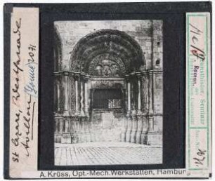 Avallon: Saint-Lazare, Westportal