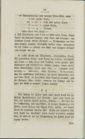 §. 3. Bestellung der Felder
