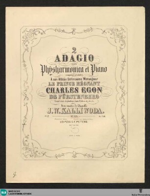 No. 2: 2 Adagio pour physharmonica et piano : Op. 225
