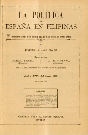 Núm. 95. 25 Septiembre 1894