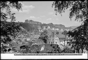 Sächsische Schweiz, Krippen an der Elbe und Schrammsteine