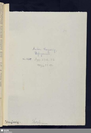 36. Dreyssig, Anton