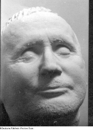 Totenmaske von Bertolt Brecht