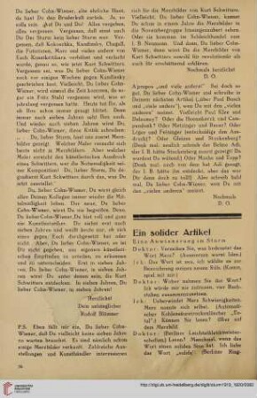 Ein solider Artikel