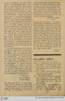 Ein solider Artikel