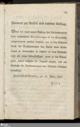 Vorwort zur fünften und sechsten Auflage