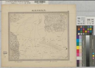 Hannover (Königreich/Provinz) topographische Karte Blatt 46 Diepenau 1836-1848 (1878-1889) 1 geogr. Meile = 7,3 cm 29,5 x 36,5 Stich: Karl Jättnig, Hannover; Hermann Bormann; W. Brose; Wild jun. A. Papen, Premier Lieutenant B Nr. 116