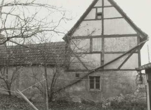 Wohnhaus : Zweiseithof (1. H. 19. Jh.). Wohnhaus und seitlicher Anbau