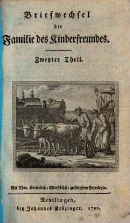 Briefwechsel der Familie des Kinderfreundes, 2