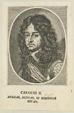 Bildnis Carolus II., Angliae, Scotiae et Hiberniae Rex