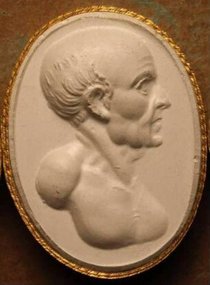 Marcus Portius Cato (Daktyliothek, Das Alterthum nach Lippert und Visconti)