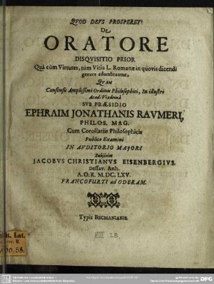 De oratore