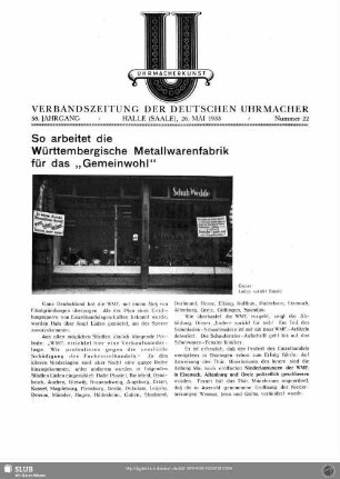 So arbeitet die Württembergische Metallwarenfabrik für das "Gemeinwohl"