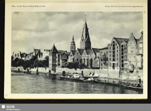 Weserufer in Bremen (Vorkriegsaufnahme)