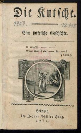 Die Kutsche : Eine satirische Geschichte