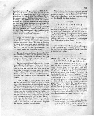 Zusatz zu: Joh. Mathesius als Dichter, in diesem Intell. Bl. St. 44. Col. 705 ff.