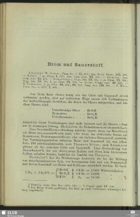 Brom und Sauerstoff