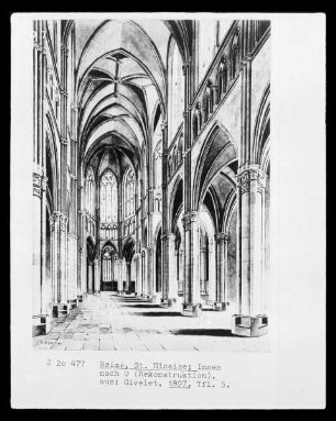 Innenansicht von Saint-Nicaise zu Reims