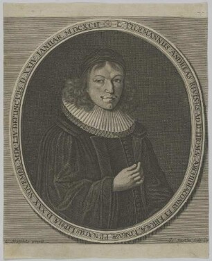 Bildnis des Tilemannus Andreas Rivinus