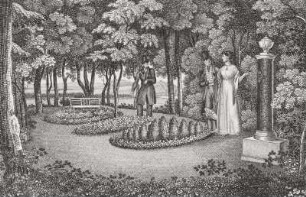 Die Insel im Park, Ruhestätte der dry letzten Herzöge von Sachsen-Gotha und Altenburg, Blatt IX.