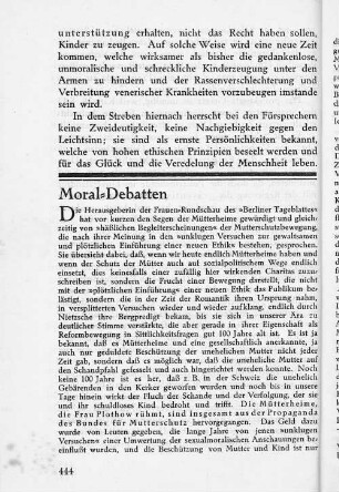 Moral-Debatten