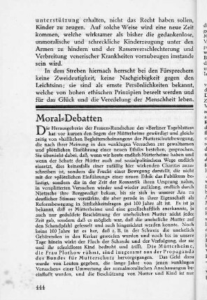 Moral-Debatten