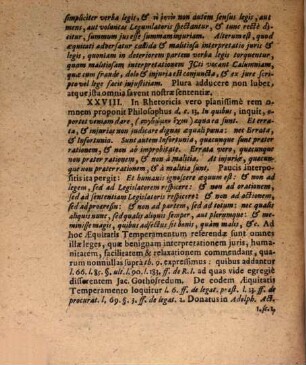 Exercitatio iuris nat. et civ. rom. de aequitate
