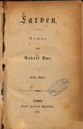 Larven : Roman, 1