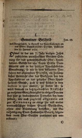 Sammlung der Verordnungen der Freyen Hanse-Stadt Hamburg, seit 1814. 7. 1821/22 (1823)
