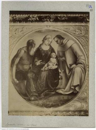 Madonna mit den heiligen Hieronymus und Bernhard