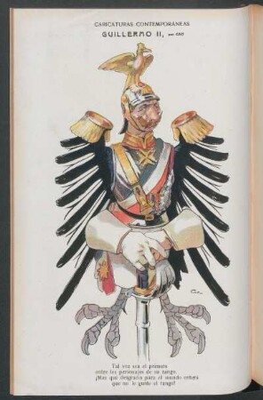 Guillermo II : Caricaturas contemporáneas