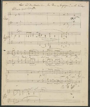 Chor aus dem Oratorium "Der Stern von Bethlehem", von Fr. Kiel (Manuskripttitel) : aus: Der Stern von Bethlehem op. 83 ; Es wird ein Stern aus Jakob aufgehen
