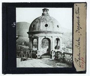 Baden-Baden, Neues Schloss,Baden-Baden, Neues Schloss, Dagobertturm (zerst.)