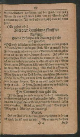 fünffter Auffzug.