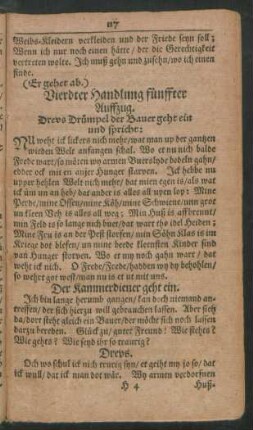 fünffter Auffzug.